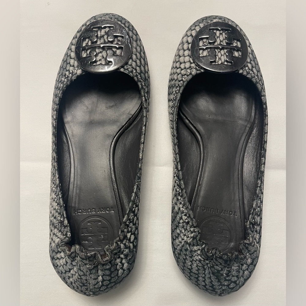 Tory Burch Snakeskin Pattern Flats